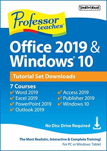 Amazon.com: Professor Teaches Office 2019 & Windows Tutorial Set Downloads [PC Online code] : So