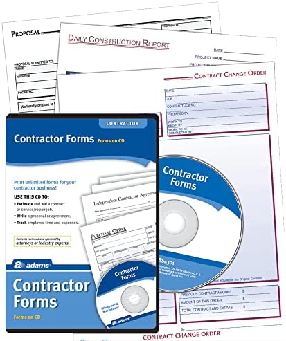 Amazon.com: CONTRACTOR'S FORMS MADE E-Z