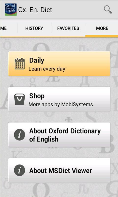 OfficeSuite Oxford Dictionary of English