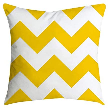 Amazon.com: 3pc Pineapple Leaf Yellow Pillow Case Sofa Car Waist Throw Cushion Cover Home Decor Cush