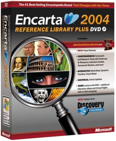 Amazon.com: Encarta Reference Library 2004 DVD [Old Version]