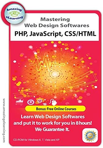 Amazon.com: 3 Web Design training Courses - PHP, CSS/HTML & Javascript Training CDs Value Pack