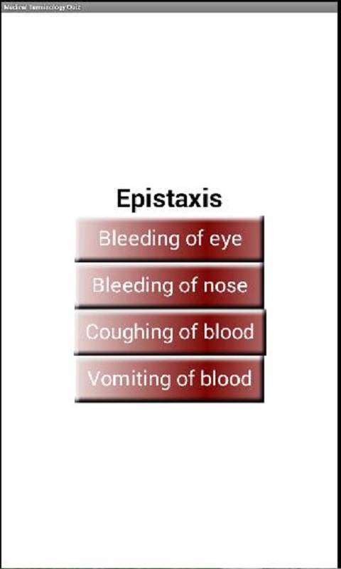 Medical Terminology Quiz