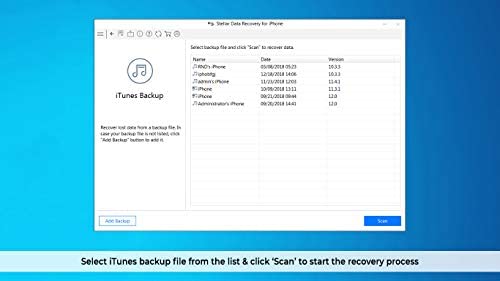 Amazon.com: Stellar Data Recovery for iPhone v5.0.0.6 | 3 Devices | 1 Year | [PC Download] : Everyth