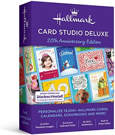 Amazon.com: Hallmark Card Studio Deluxe 2019 - Old Version : Everything Else