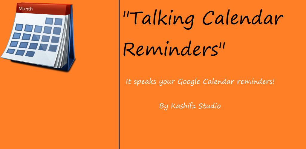 Talking Calendar Reminders +