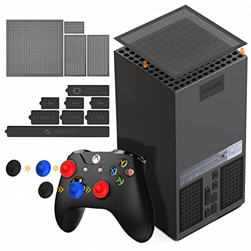 Amazon.com: GAMSURFING Dust Filter for Xbox Series X Console- 8 Silicone Dust Plugs and 4 PVC Meshs