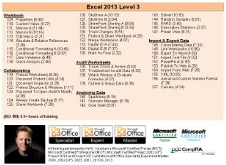 Amazon.com: Excel 2013 Training Videos – 14.5 Hours of Excel 2013 training by Microsoft Office: Spec