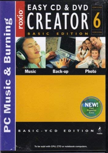 Amazon.com: Roxio Easy CD & DVD Creator Version 6 - Basic Edition