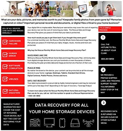 Amazon.com: Rescue Monthly Whole Home Data and Image Recovery [Subscription] : Software