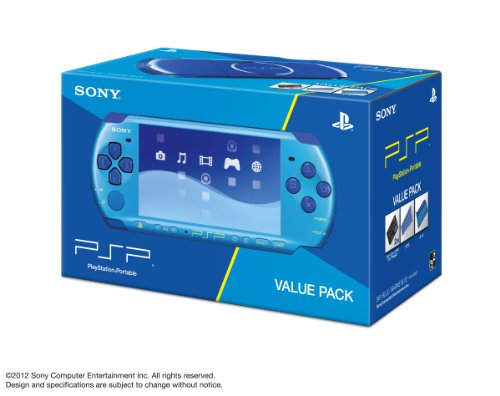 Amazon.com: SONY PSP Playstation Portable Console JAPAN MODEL PSP-3000 Piano Marine Blue Value Pack