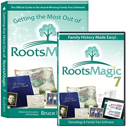 Amazon.com: RootsMagic 7 Family Tree Genealogy Software / Book Bundle