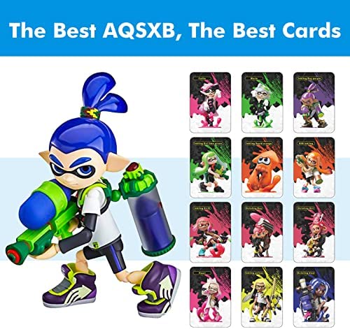 Amazon.com: AQSXB Splatoon 3-Newest Version 20 Mini NFC Cards with Storage Box, Compatible with Spla