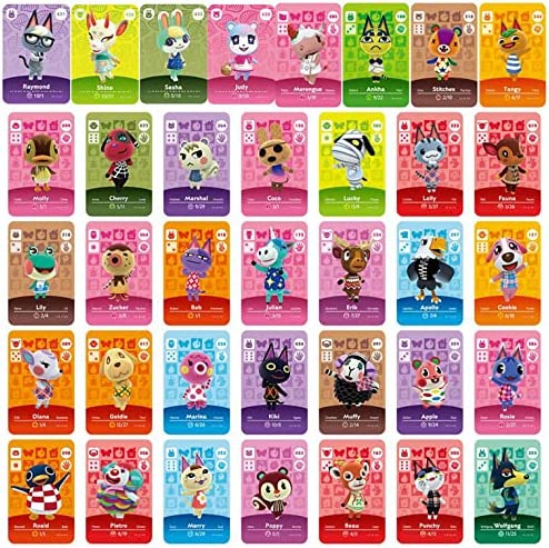 Amazon.com: 36PCS NFC Mini Animal Cards Villager Cards : Video Games