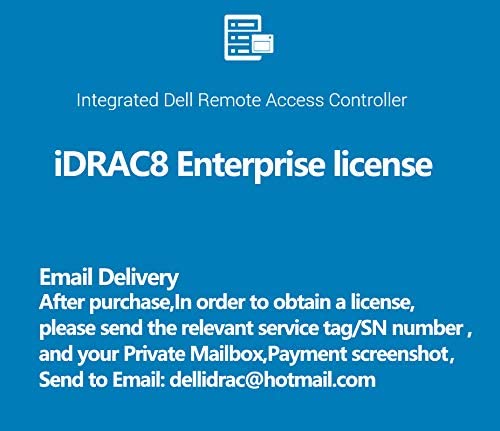 Amazon.com: iDRAC8 Enterprise License iDRAC R730 R730XD R630 R530 R430 R330 R230 T630