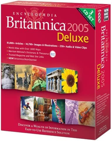 Amazon.com: Encyclopedia Britannica 2005 Deluxe Edition