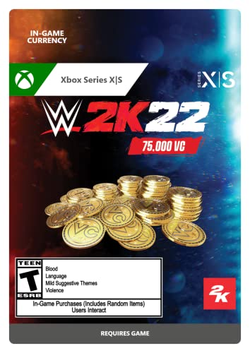 Amazon.com: WWE 2K22: 75,000 Virtual Currency - Xbox Series X|S [Digital Code] : Everything Else