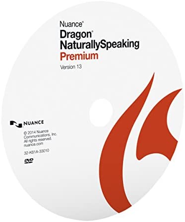 Amazon.com: Nuance Dragon NaturallySpeaking Premium 13, Disc Only