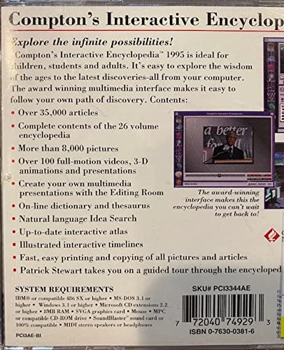 Amazon.com: SOFTKEY 1995 COMPTON'S INTERACTIVE ENCYLOPEDIA, THE COMPLETE MULTIMEDIA REFERENCE LIBRAR