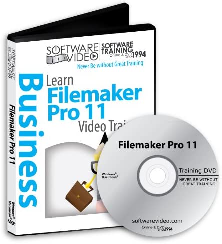 Amazon.com: Software Video Learn FILEMAKER PRO 11 Training DVD Christmas Holiday Sale 60% Off traini