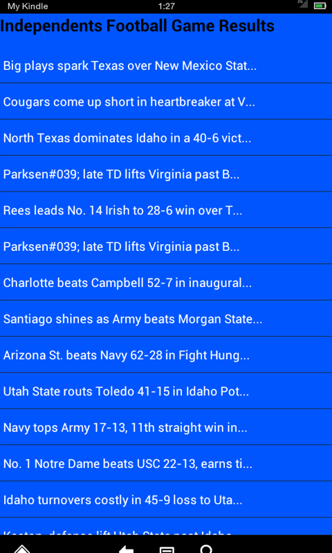 BYU Football News(Kindle Tablet Edition)