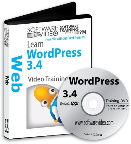 Amazon.com: Software Video Learn WordPress 3.4Training DVD Sale 60% Off training video tutorials DVD