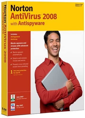 Amazon.com: Norton Antivirus 2008 1 User [OLD VERSION]