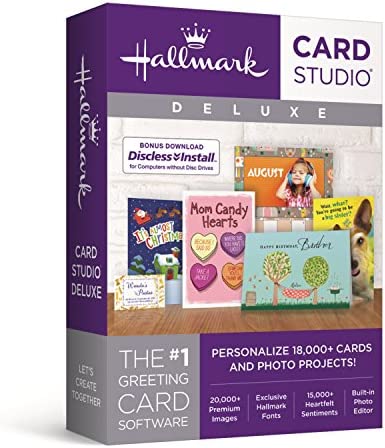 Amazon.com: Nova Development US Hallmark Card Studio Deluxe 2018 - Old Version