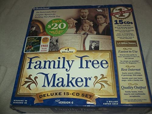 Amazon.com: Family Tree Maker Deluxe 15-CD Set (Version 6)