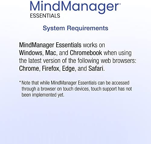 Amazon.com: MindManager Essentials | 1 Year Personal Subscription | Visualization Tools and Mind Map