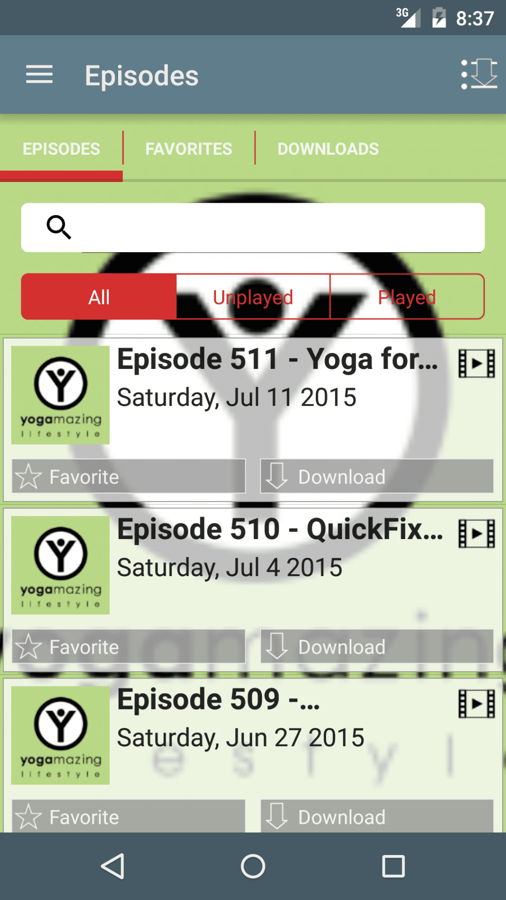 YOGAmazing - Yoga Video App