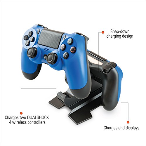 Amazon.com: PowerA DualShock Charging Station for PlayStation 4 : Video Games