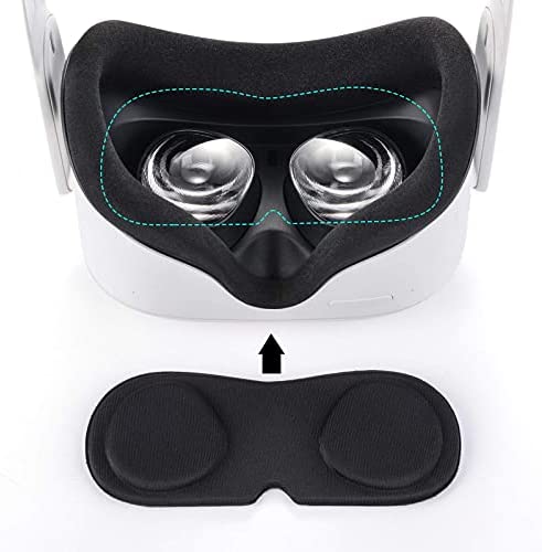 Amazon.com: Compatible with Oculus Quest 2 Accessories, Compatible with Quest 2 VR Silicone face Cov