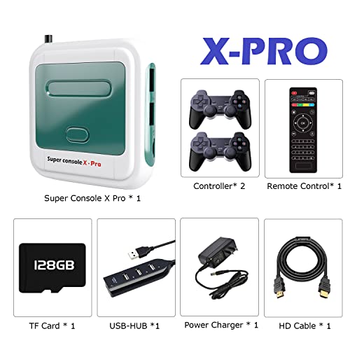 Amazon.com: Kinhank Retro Video Game Consoles,Super Console X Pro Built-in 41,000+ Games,Compatible