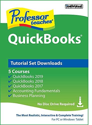 Amazon.com: Professor Teaches QuickBooks 2019 Tutorial Set [PC Online code] : Everything Else