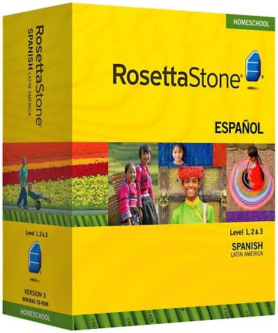 Amazon.com: Rosetta Stone Homeschool Spanish (Latin America) Level 1-3 Set including Audio Companion