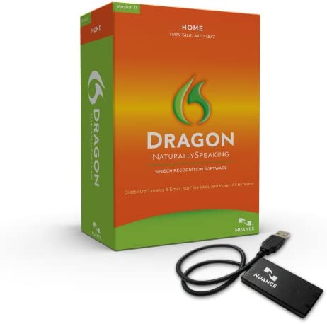 Amazon.com: Dragon NaturallySpeaking Home 11 + USB Sound Adapter (Old Version)