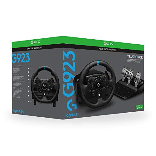 Amazon.com: Logitech G923 Racing Wheel and Pedals for Xbox X|S, Xbox One and PC featuring TRUEFORCE