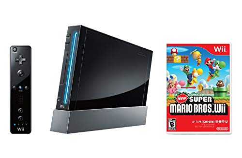 Amazon.com: Nintendo Wii Console, Black with New Super Mario Bros Wii (Renewed) : Video Games