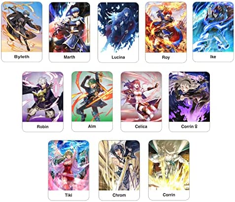 12-Pcs FE Series Cards Box for FE Engage, fits Switch Games Fire Emblem Engage.