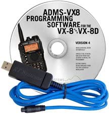 Amazon.com: Yaesu VX-8DR Programming Software & USB Cable Set! ADMS-VX8