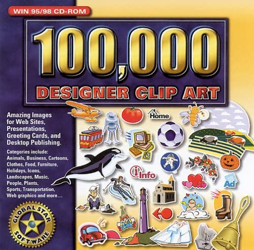 Amazon.com: 100,000 Designer Clip Art