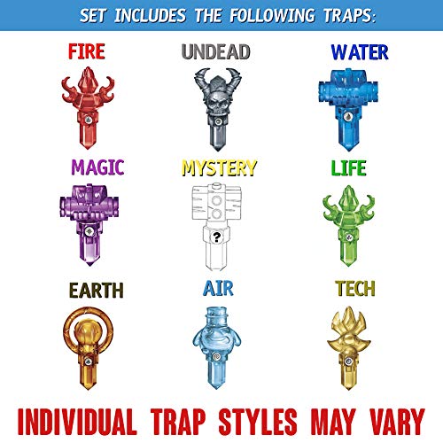 Amazon.com: Skylanders Trap Team Element Value Trap Pack 9 Traps by ColorBoxCrate - Includes Fire Tr