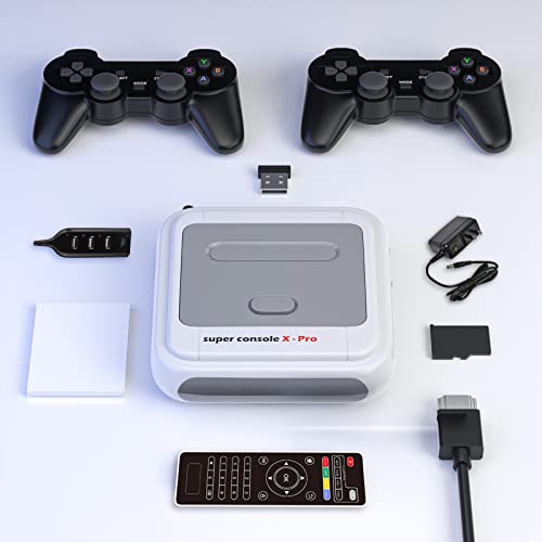 Amazon.com: Classic super console X PRO has EmuELEC game system/Android TV system,retro game console