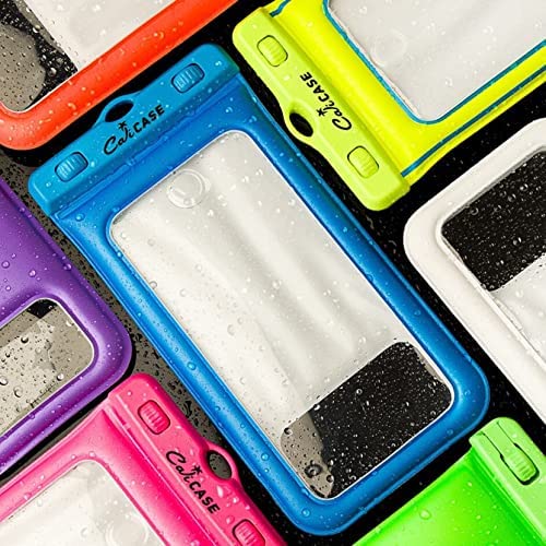 CaliCase Universal Waterproof Floating Phone Pouch - IPX8 Waterproof Floating Phone Case with Lanyar