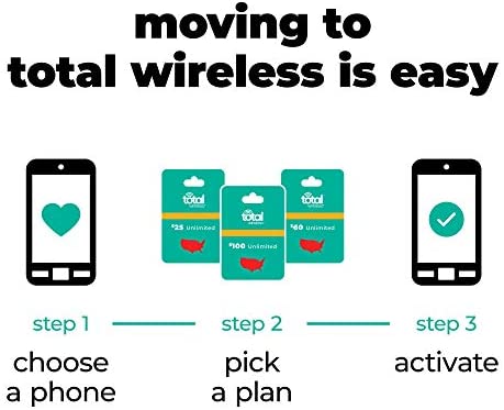 Amazon.com: Total Wireless $50 Totally Unlimited Talk, Txt, High-Speed Data[Physical Delivery] : Cel