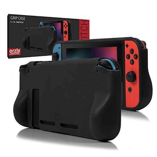 Orzly Grip Case for Nintendo Switch - Protective Back Cover for Nintendo Switch (NOT OLED Model) in