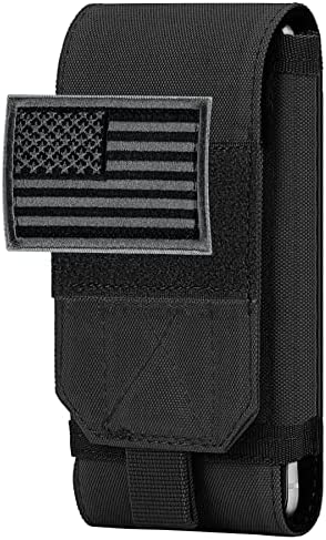 Amazon.com: IronSeals Tactical Molle Phone Cover Case, Heavy Duty Loop Belt Holster Pouch with Flag