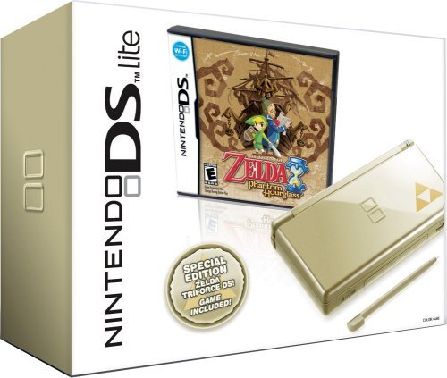 Amazon.com: Nintendo DS Lite Gold with Legend of Zelda: Phantom Hourglass (NDS Bundle) (Renewed) : V