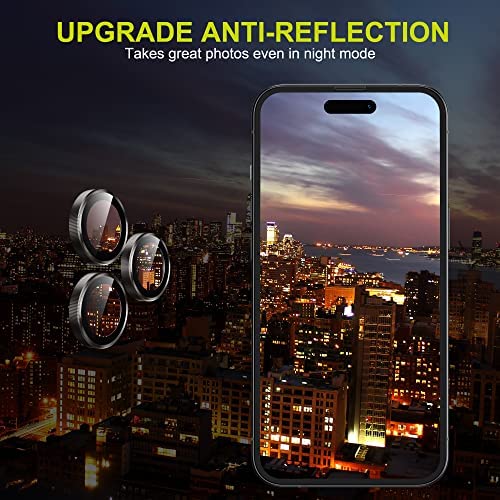 WSKEN for iPhone 14 Pro/iPhone 14 Pro Max Camera Lens Protector,[Night Shooting Mode] HD Tempered Me